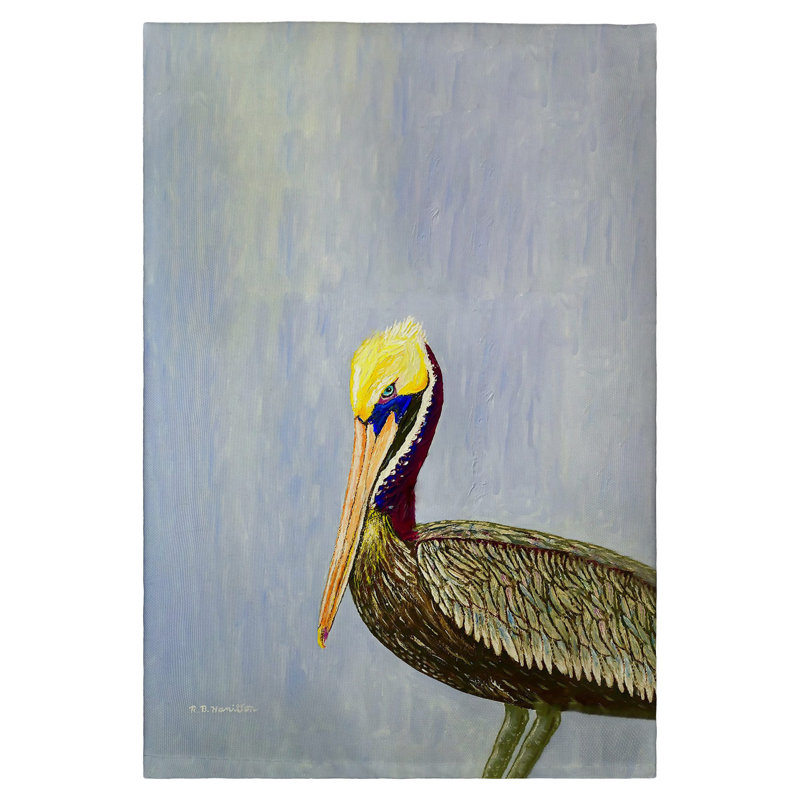 Serviette d'invité Pelican Portrait