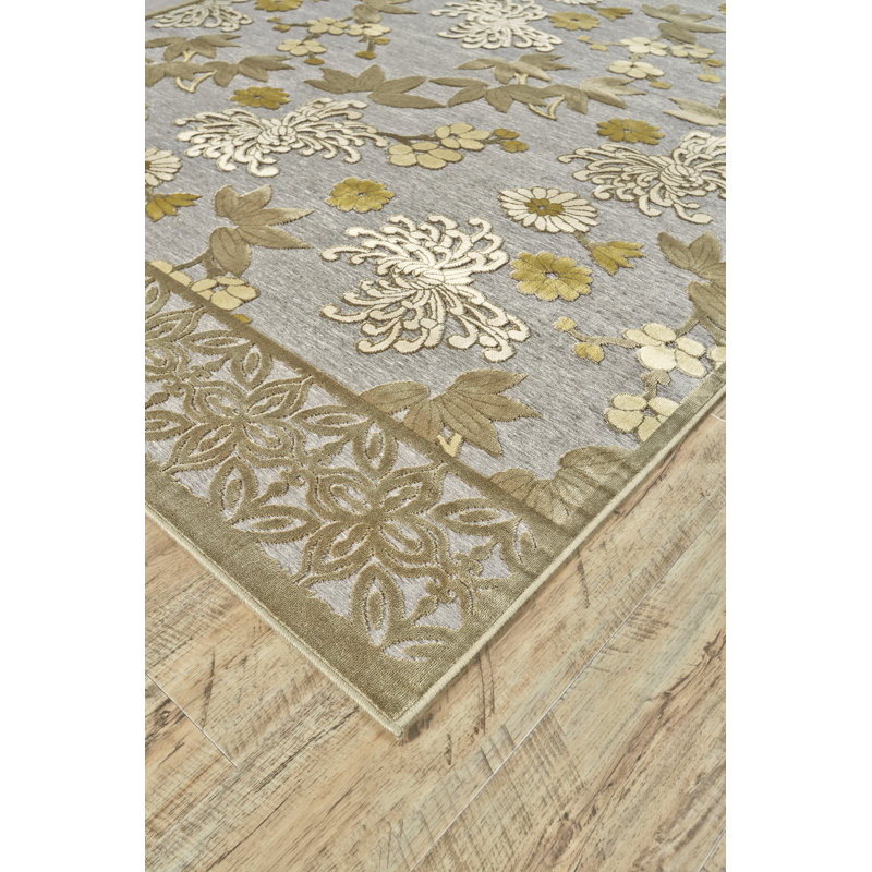Cherine Chenille Floral Indoor Rug, Runner 2'6" x 8'