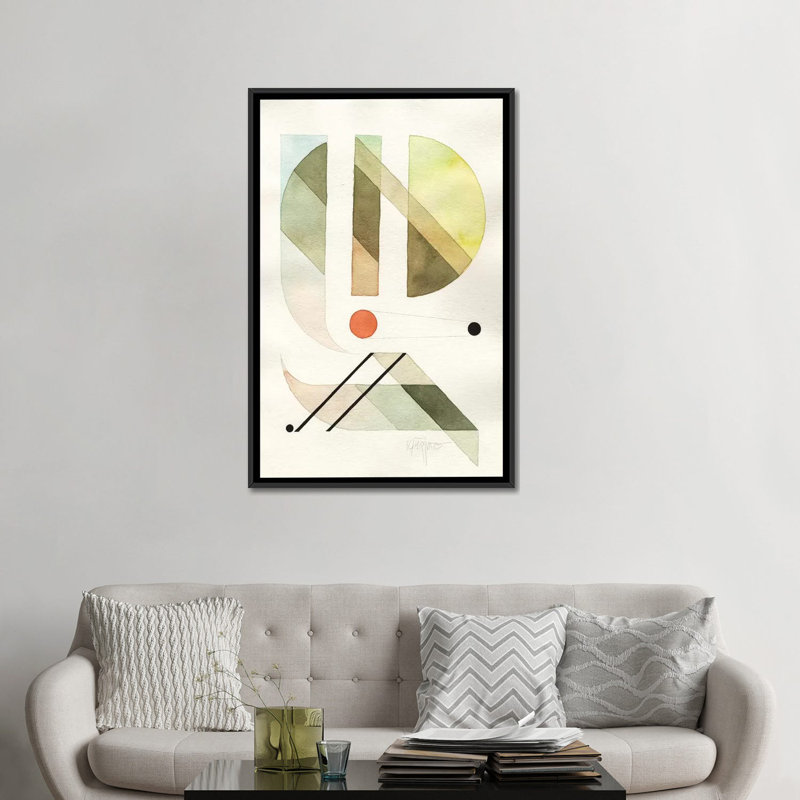 « openspaces xxxiii », reproduction sur toile, Toile avec cadre noir, H 48 po x l 32 po x P 1,5 po, Pas de tapis
