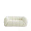 Causeuse en chenille avec coussin moelleux-202710373