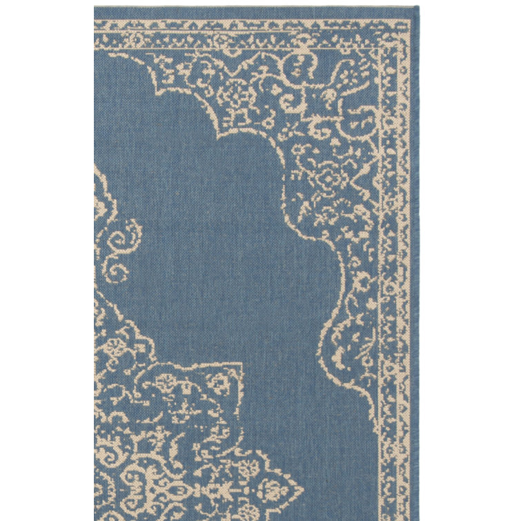 Donivin Linden 100 Performance Oriental Indoor/Outdoor Area Rug