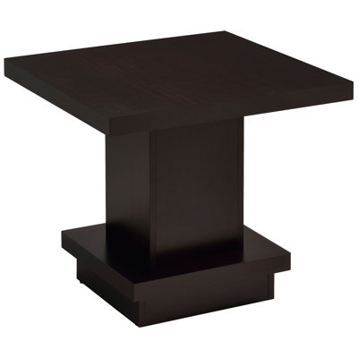 Table de bout carrée à piédestal