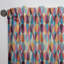 Rideau Mid-Century Circles and Triangles - Rideau simple avec passe-tringle-297954924