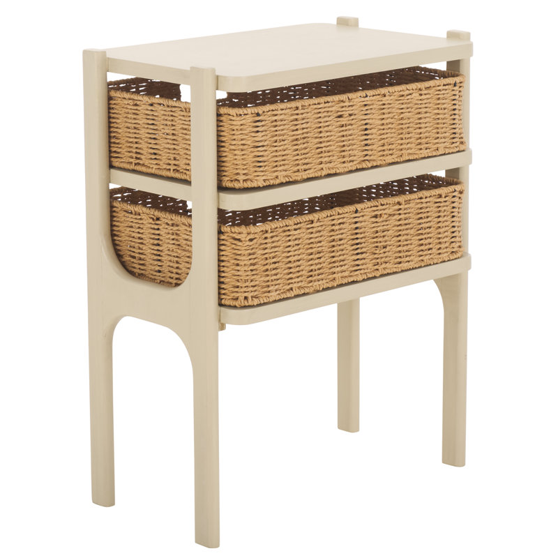 Assanti 2 Draw Accent Table, Sand