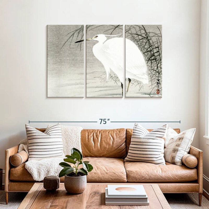 Brampt Little Egret, 36" H x 57" W
