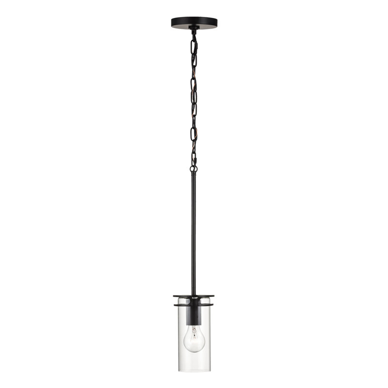 Devonshire 1 - Light Single Pendant, Matte Black
