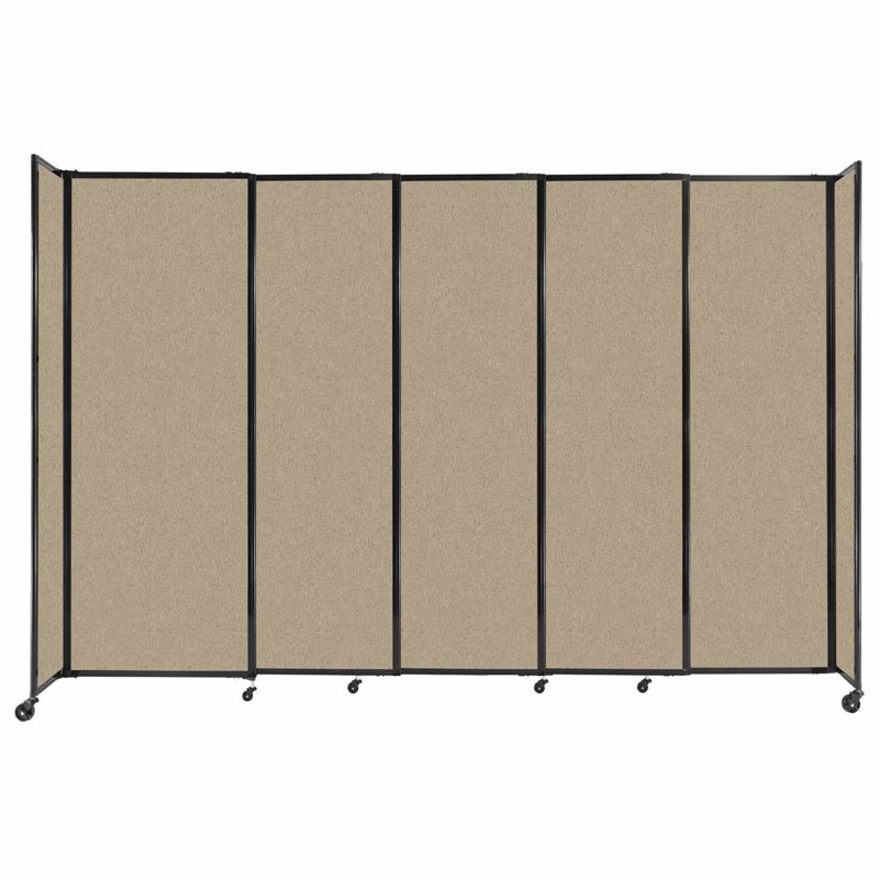 Cloison portative coulissante en tissu StraightWall, H 90 po x l 135 po x P 1 po, Bleu royal