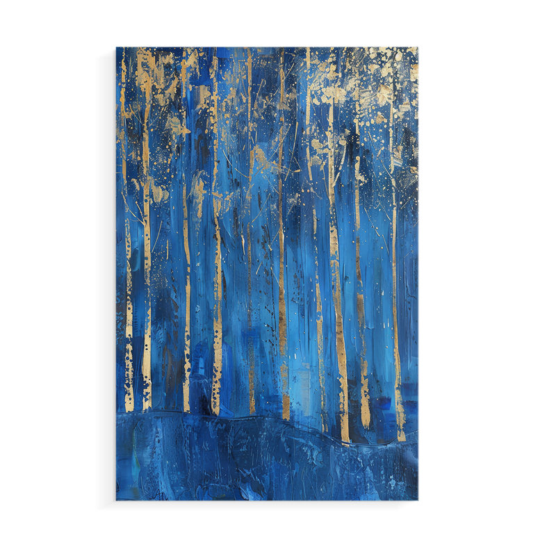 ABSTRACT Series VIII - Impression sur toile seulement - NON-CADRE, H 48 po x l 32 po