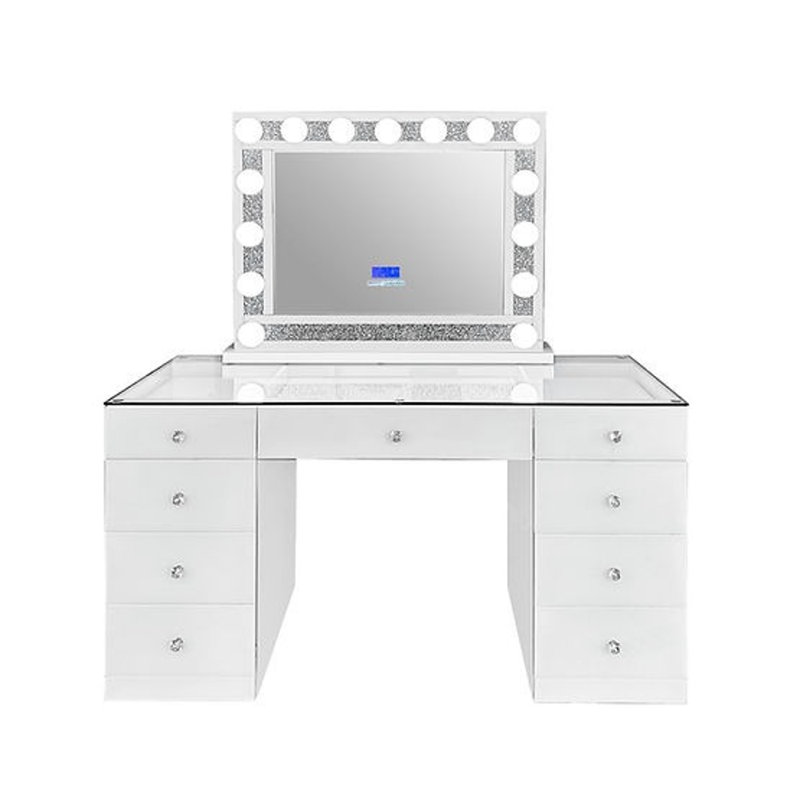 Meuble-lavabo et miroir A8A21592FD0140DFA7AC4D7A24817482 (Bluetooth et haut-parleur)