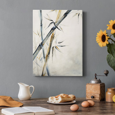 Bambou noir - impression sur toile tendue