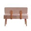 Table de bout moderne 43,3 po x 32,5 po x 15,7 po | 100% panneau de particules enduit de mélamine, épaisseur: 0,7 pouce | Pieds en PVC durable, hauteur: 12,2 pouces | Conception élégante de couleur unie pour les espaces de vie contemporains et les bureaux-1579940581-1579940381