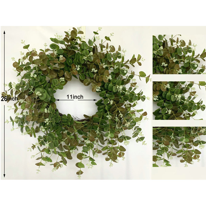 Couronne en soie 26 po, Vert