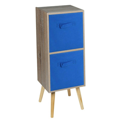 Melvyn 75cm H x 30cm W Wood Cube Bookcase