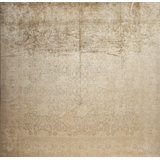 Noble House Vintage Silk One-of-a-Kind 12.10 X 13.2 Hand Knotted Area Rug