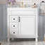 Meuble-lavabo de style français de 30 pouces avec lavabo en céramique durable et solutions de rangement intelligentes-397864618-397864623