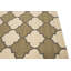 Tapis beige en laine touffeté à la main Trellis