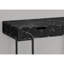 Bureau d'ordinateur, bureau personnel, ordinateur portable, tiroirs de rangement, L 48 po, bureau, stratifié aspect marbre noir, métal noir, contemporain, moderne-543203043