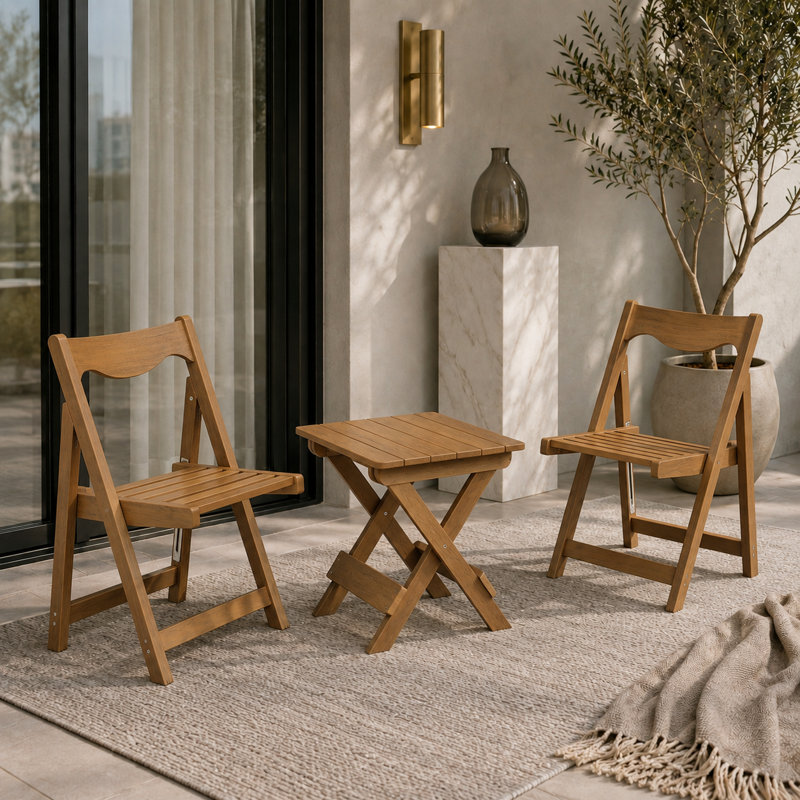 Ensemble bistro 19,67 po Mirina, Teck