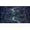 Décoration murale amovible Moonlit Forest Winding Creek Night Landscape