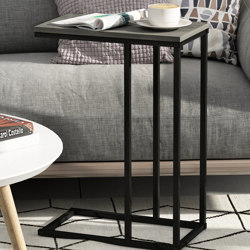 Cuddington Metal Frame Side Table, French Oak Grey