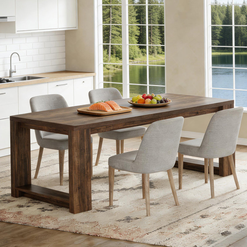 Elegant Kitchen Table,Extra-Longdining Table,Chic 2-Person Desk,Conference Table