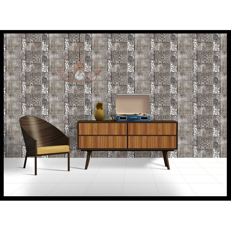 Lagos 12" x 24" Ceramic Metal Wall & Floor Tile