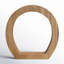 Femke 8" Wood Tabletop Candlestick