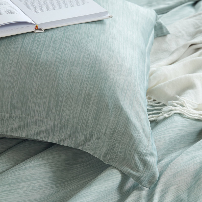 Coma Inducer Cool Summer Oversized Comforter Set, Queen Comforter + 2 Standard Shams, Green