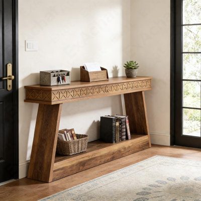 Two-Tiered Sofa Table,Versatile Entryway Table,Console Table