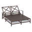 La Jolla Double Chaise Lounge with Cushion-2042308256