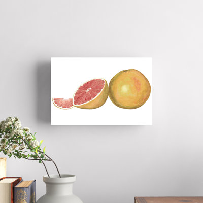 Aquarelle de pamplemousse