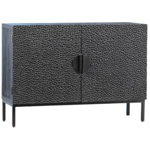 Jhoseline 47-inch Black Reclaimed Pine and Iron Contemporary 2-Door Sideboard
