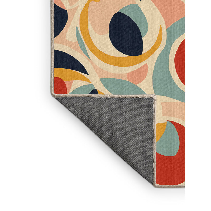 Zippy Streak Rug, Square 3'