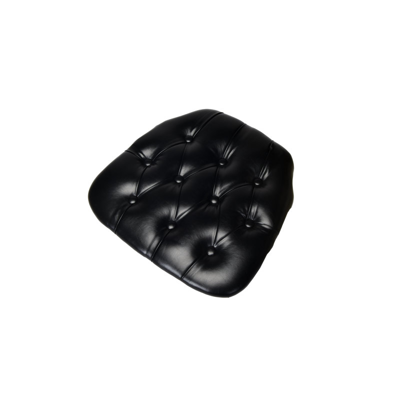 Coussin de chaise de salle à manger, Noir