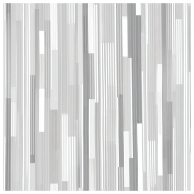 Gray White Vertical Stripes Quilted Bedspread All Sizes