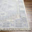 Bursa Oriental Area Rug in Light Blue, Cream, Gray, Black-622547365
