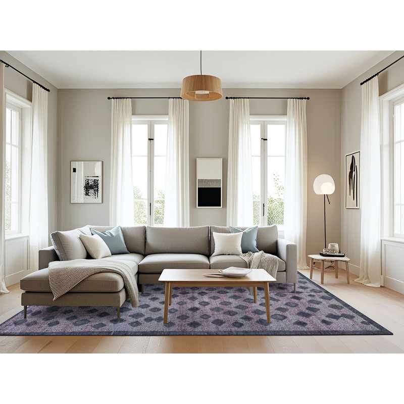 Tapis abstrait moderne 4353, Rectangle 8 pi x 12 pi