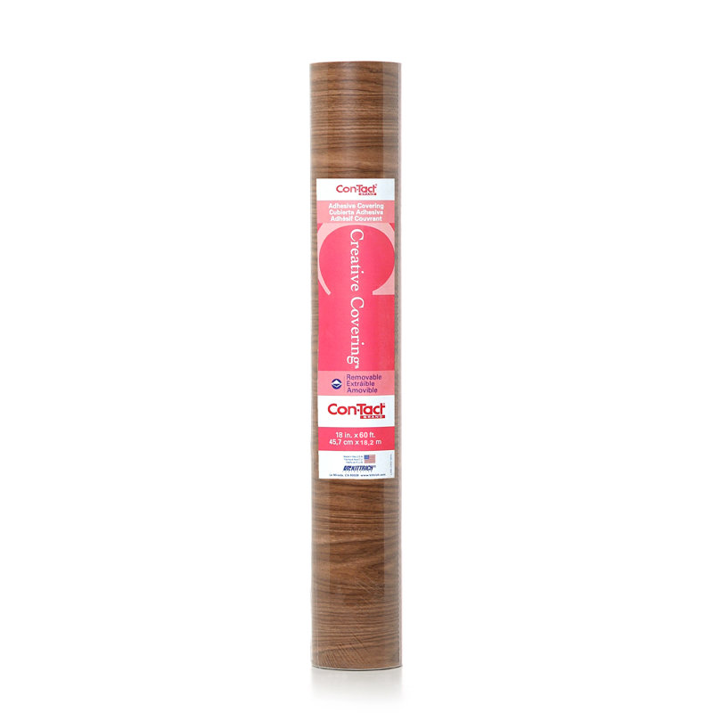 Doublure de tablette Creative, H 18 po x l 720 po x P 0,01 po, Chêne clair