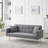 Quiniya 71.26" Modern Velvet Sofa Bed Folding Couch with Two Throw Pillows for Living Room-1922807400