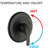 Shower System With Tub Spout - Matte Black. Dual 2 In 1 High Faucet. 7 Spray Modes For Heavenly Shower. All Metal. 1.8 Gpm. 59" Hose Length. 1/2" Connection. Wall Mounted Rejuvenation.