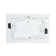 72" L x 54" W Drop In Whirlpool Acrylic Bathtub with Center Drain in White