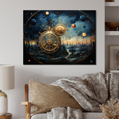 Astrologie, carte cosmique, art mural