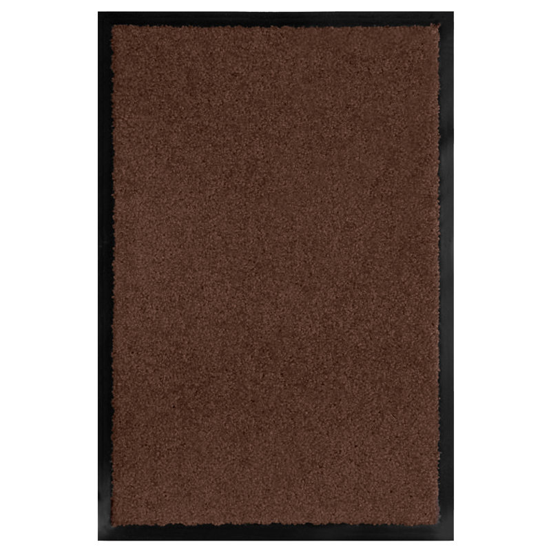 Bouldin Non-Slip Striped Doormat, Brown, 80cm W x 120cm L