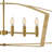 40" 6-Light Candle Open Frame Linear Chandelier-142960121