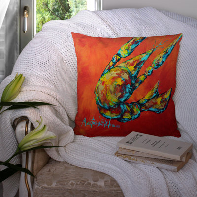 Outdoor Reversible Throw Pillow
