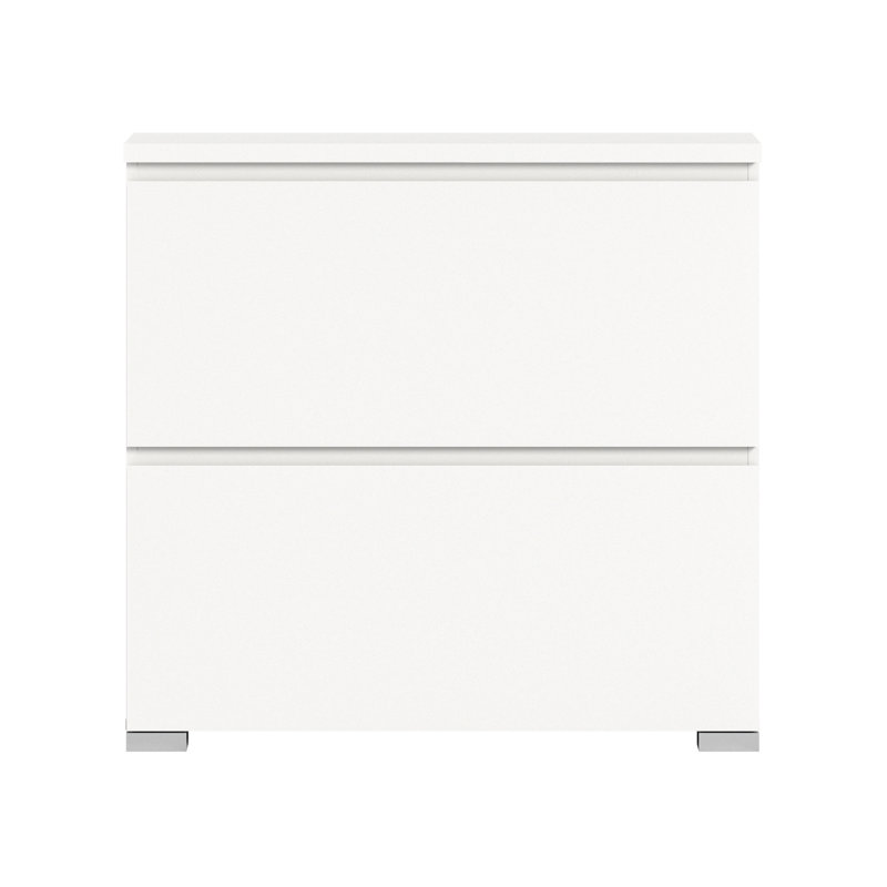 Shoelove Particle Board Rectangle Accent Cabinet, White