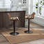 Swivel Upholstered Counter Stool-262153991
