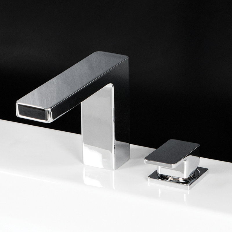 Eleganza Centerset Bathroom Faucet, Polished Chrome