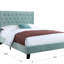 Très grand lit tapissier Blue Cal