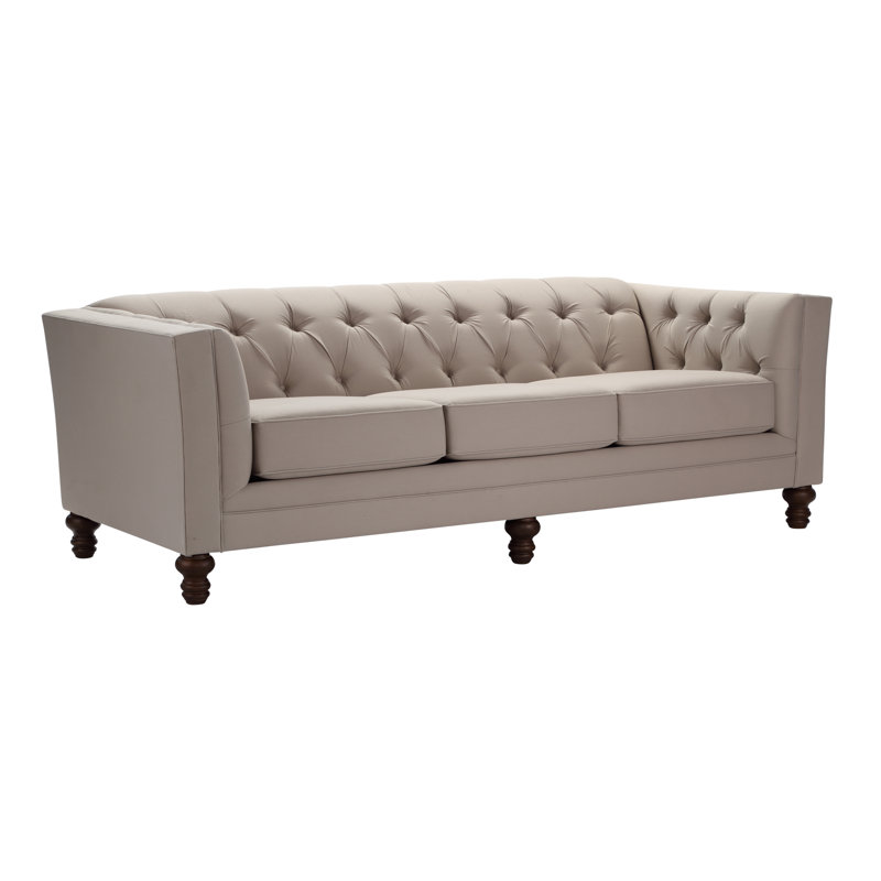 Kirtin 89'' Upholstered Sofa, Sugarshack Graphite